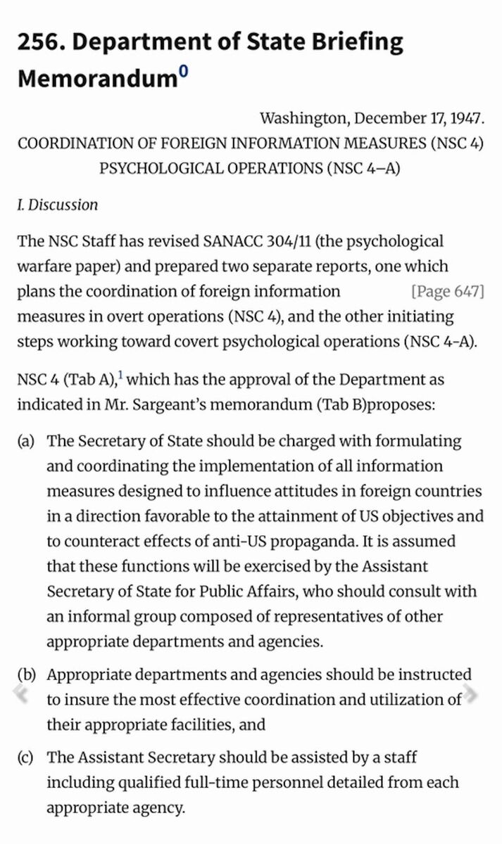 state briefing psychological warfare ww2
