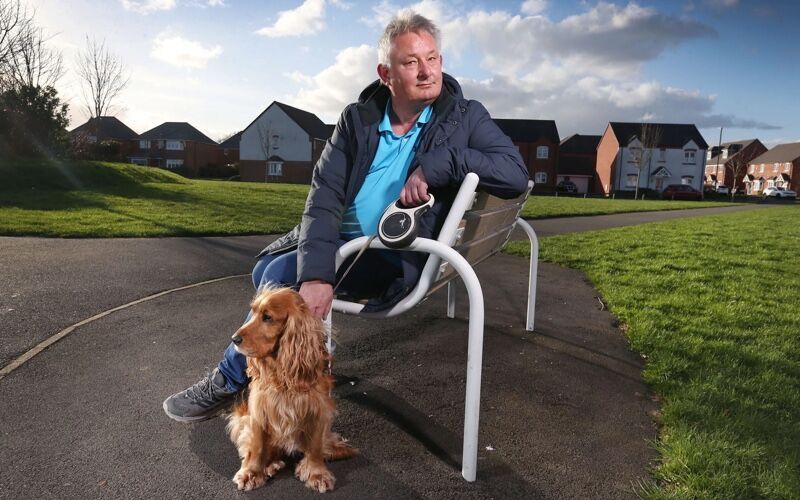 Stacey and dog