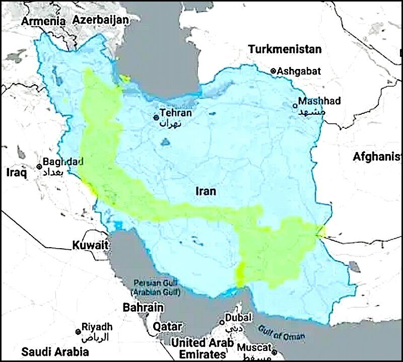 Clic para aumentar Map Iran overlay Vietnam
