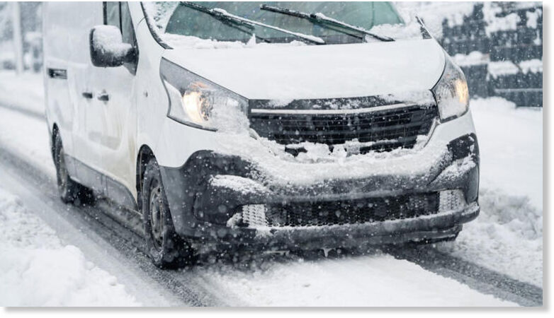 Snow on the road