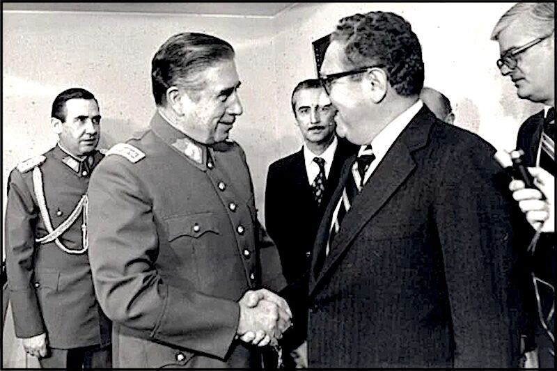Kissinger and someone