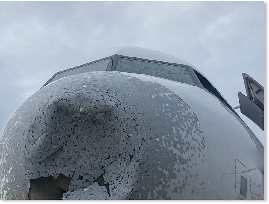 The pilot decided to return to the point of departure.