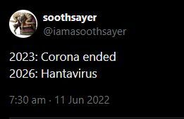 Clic para aumentar Soothsayer tweet