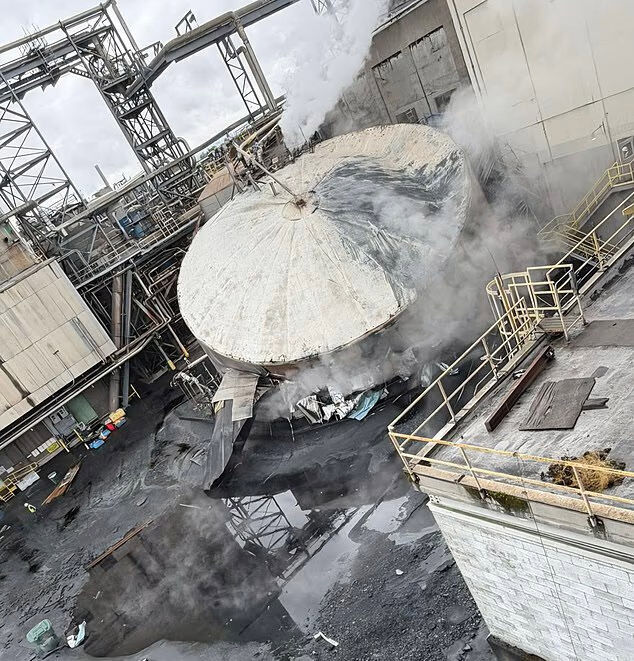 chemical plant explosion washingtnon