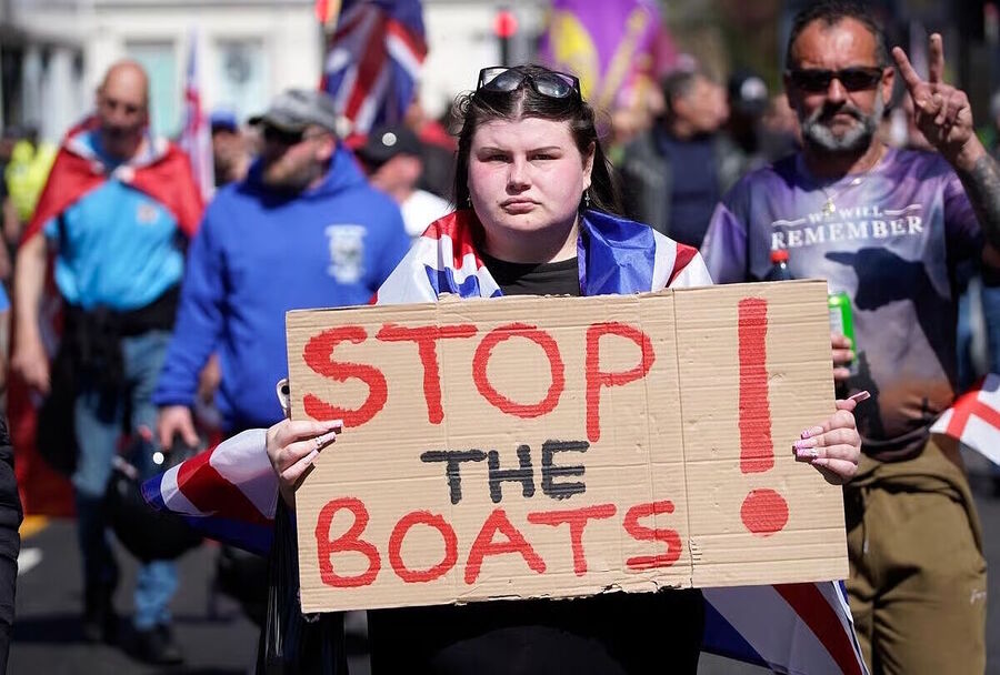 anti immigration protest britain