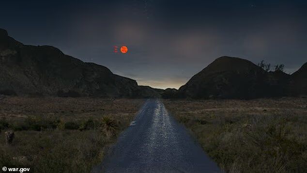 artistic interpretation of a reported ufo