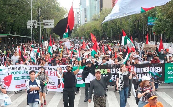 protesta Israel México
