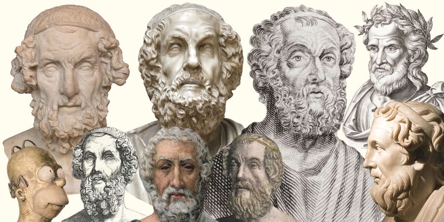 Clic para aumentar portraits of homer iliad odessey