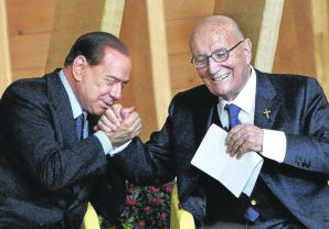 Berlusconi y Don Luigi Berzé