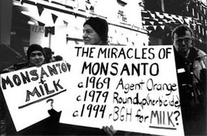 Protesta cotra Monsanto