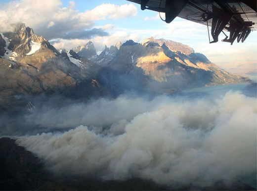 Incendio Patagonia Chilena