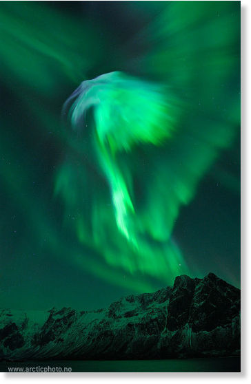 Aurora Boreal vista en Noruega