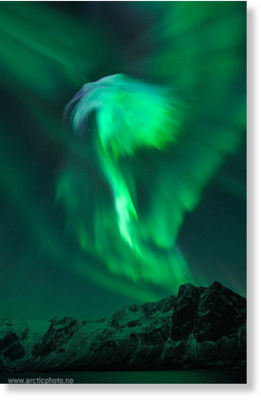 Aurora Boreal vista en Noruega