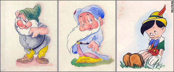 Hitler dibujaba personajes de Disney