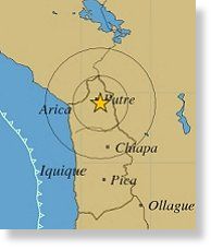 Sismo 6,2 grados en Arica e Iquique