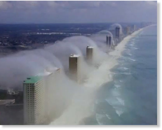 Strange clouds form over Florida 
