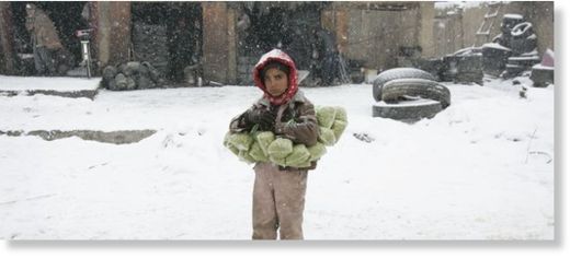 Mueren 40 niños por frío Afganistán