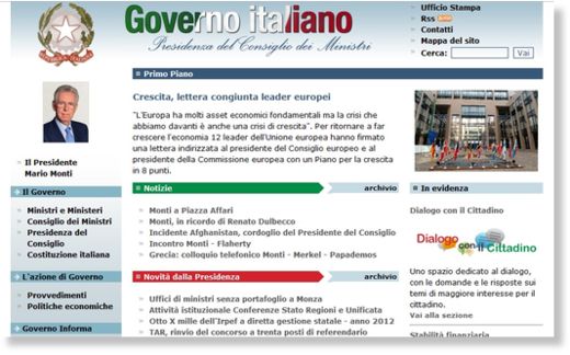 gobierno italiano
