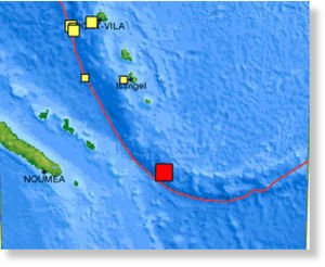 sismo 6,9 grados en Nueva Caledonia