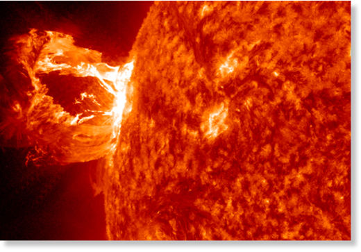 erupción solar