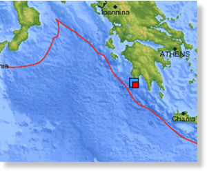 sismo 5,5 grados en Grecia