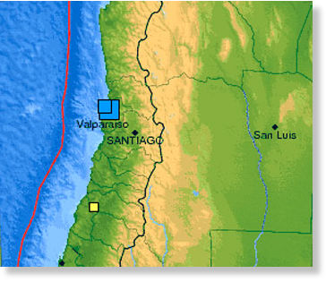 sismo en Chile de 6,7 grados