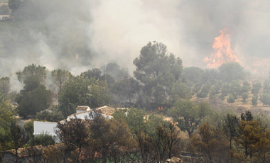 Incendios en las regiones españolas