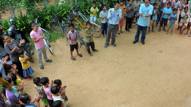 niños muertos en Camboya