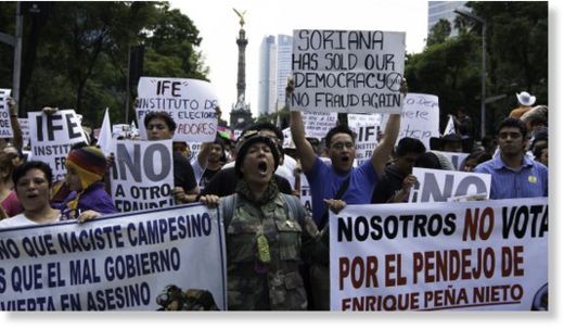 mexicanos protestan por fraude electoral1
