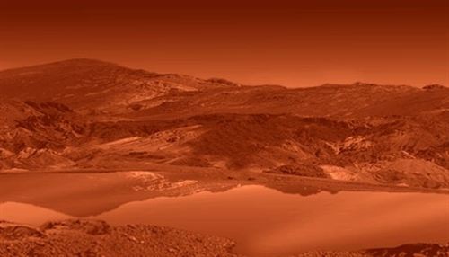lago de metano en Titán