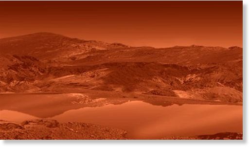lago de metano en Titán