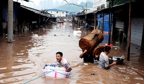 China va bajo el agua
