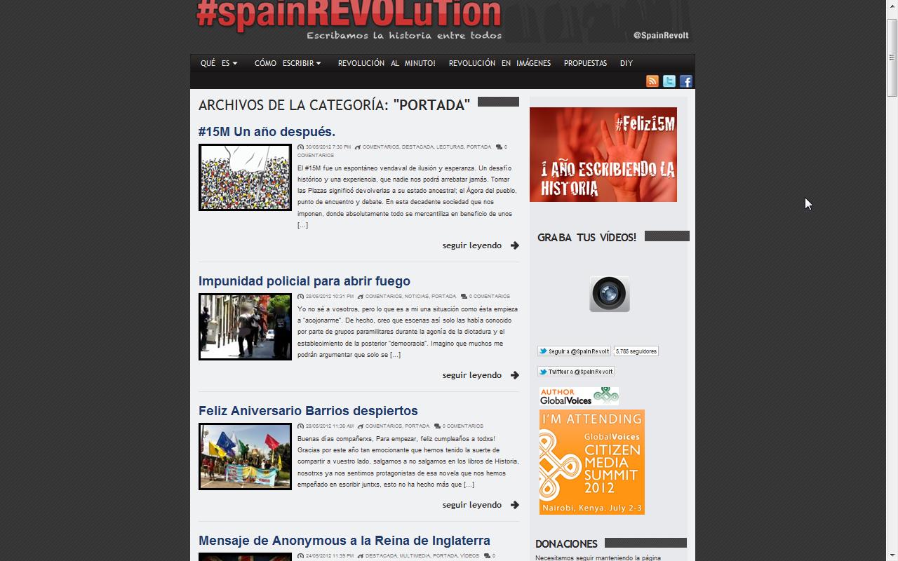spanishrevolution web