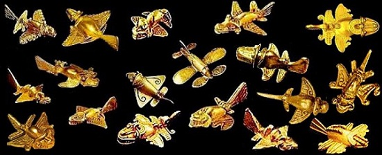 aviones de oro precolombinos2