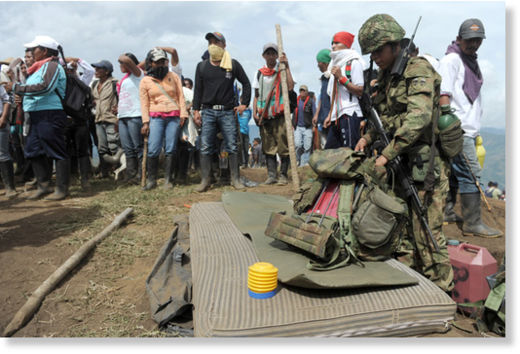 Indígenas cauca desalojaron fuerzas militares6