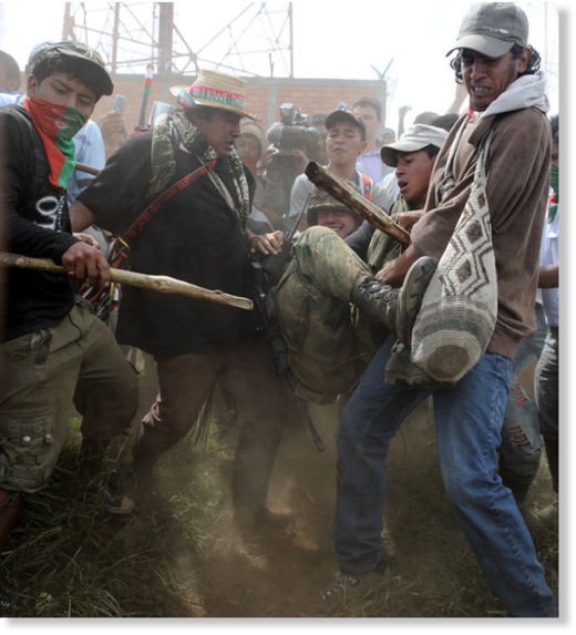 Indígenas cauca desalojaron fuerzas militares8