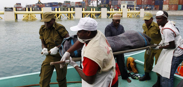 naufragio en Tanzania