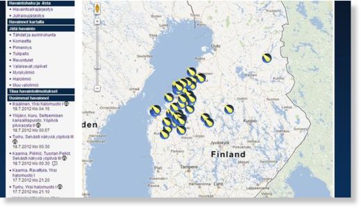 Meteorito en Finlandia