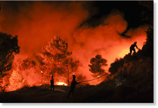 Ola de incendios en España3