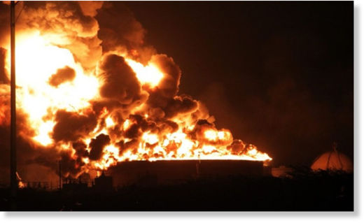 Explosión en refinería de Amuay 