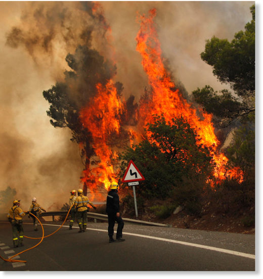 incendio forestal Costa del Sol1