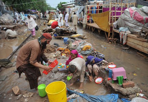 Inundaciones en Paquistán
