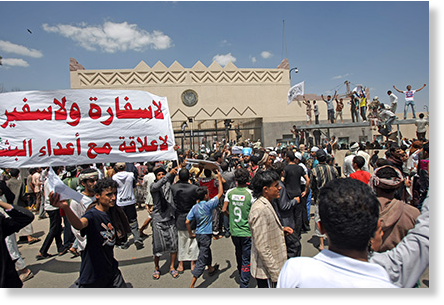 Manifestantes en Yemen1