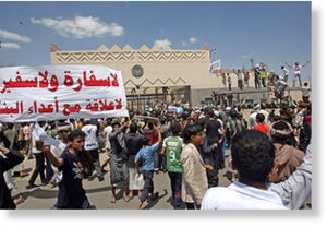 Manifestantes en Yemen1