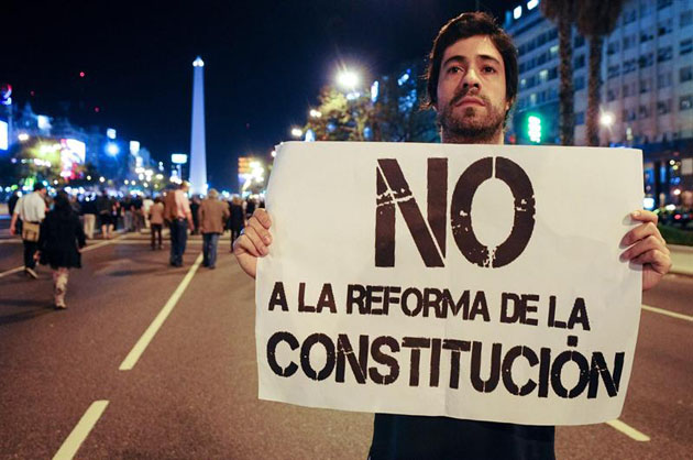 argentinos rechazan la reforma1