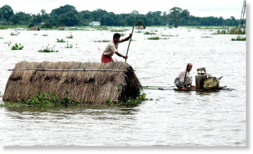 India inunda 1604 pueblos1
