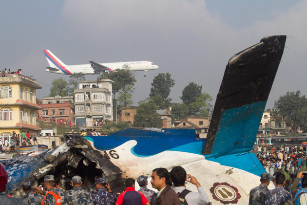 Accidente aéreo en Nepal1