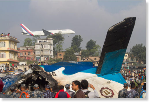 Accidente aéreo en Nepal1