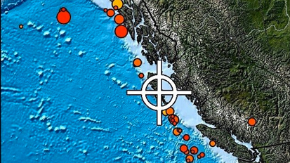sismo de 7,7 en Canadá