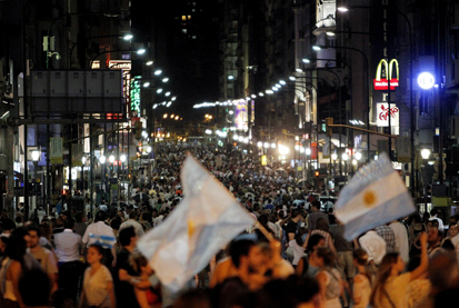protesta en Argentina 3